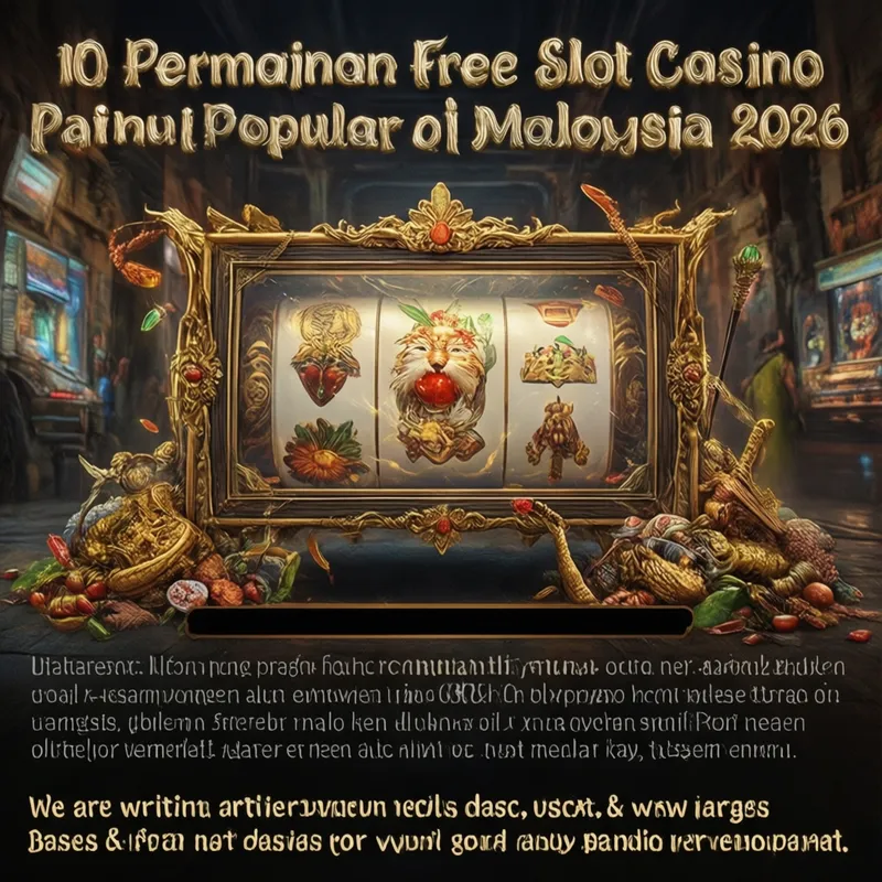Koleksi permainan free slot casino terbaik Malaysia 2026